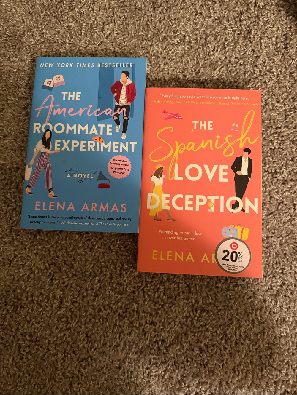 Elena Armas Paperback Duo - Blue & Coral Covers